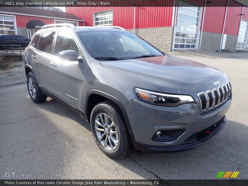 Sting-Gray / Black 2021 Jeep Cherokee Latitude Lux 4x4