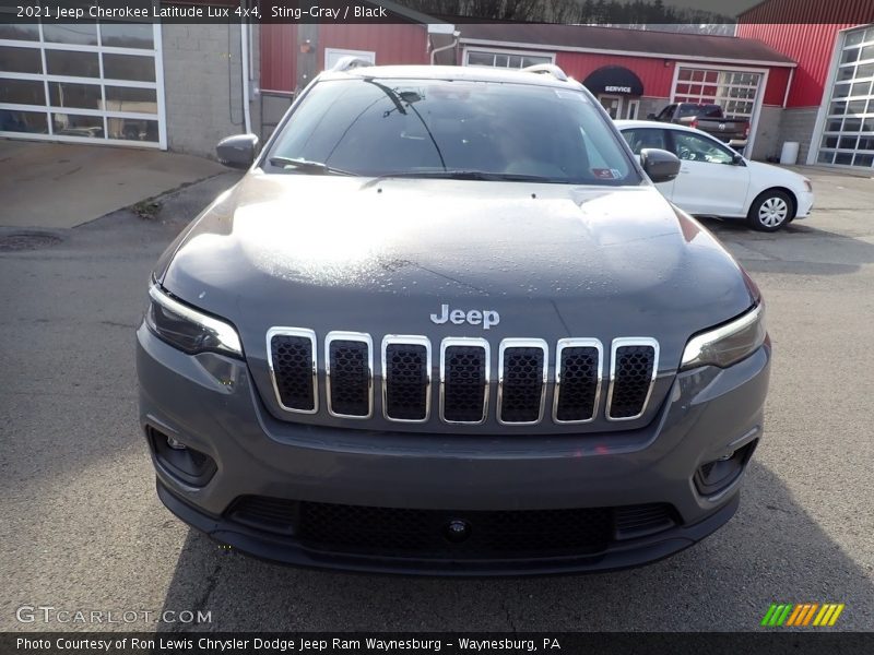 Sting-Gray / Black 2021 Jeep Cherokee Latitude Lux 4x4