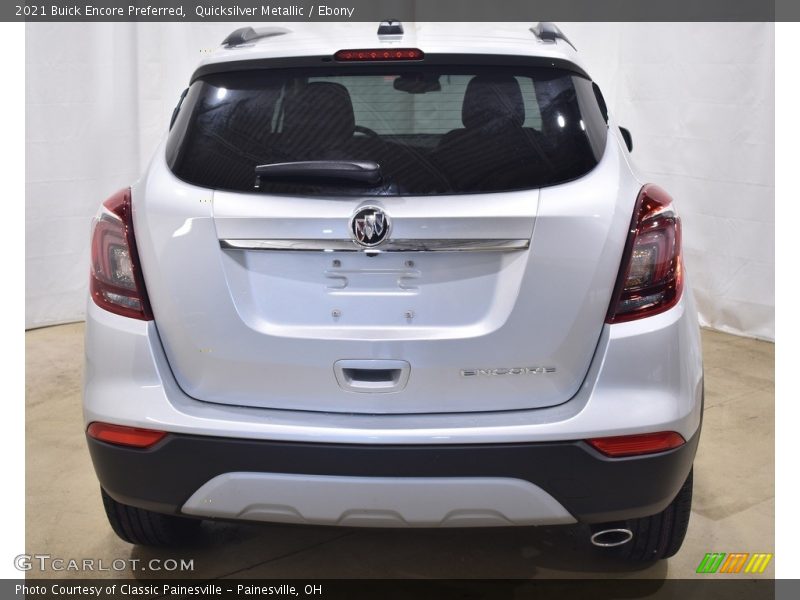 Quicksilver Metallic / Ebony 2021 Buick Encore Preferred