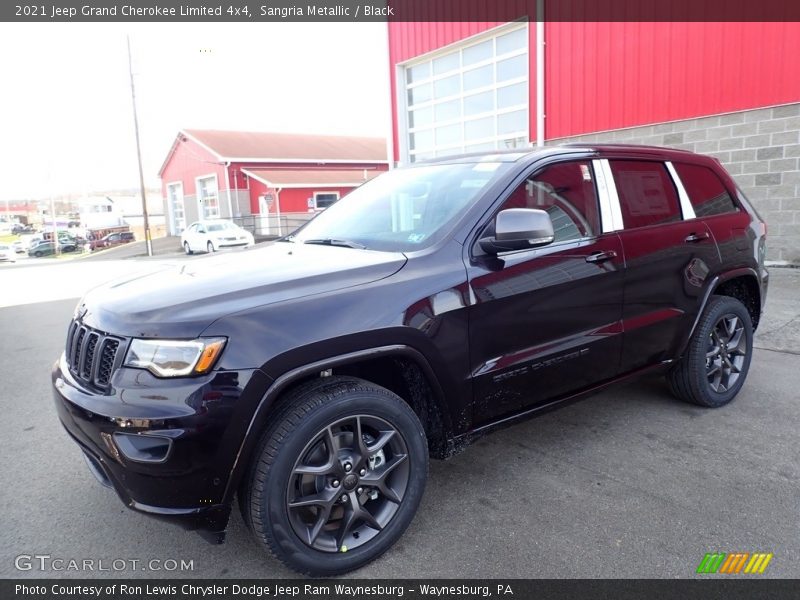 Sangria Metallic / Black 2021 Jeep Grand Cherokee Limited 4x4