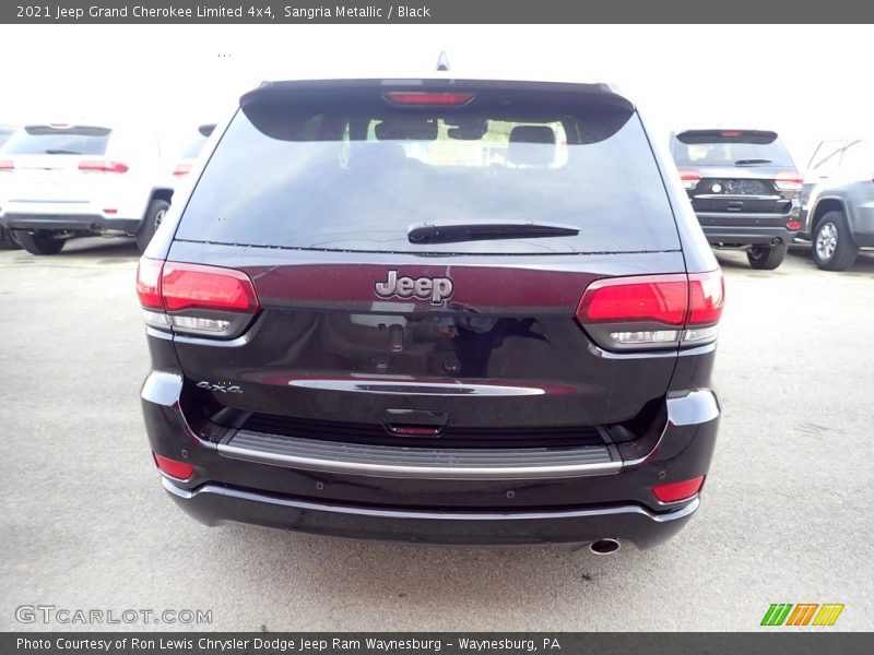 Sangria Metallic / Black 2021 Jeep Grand Cherokee Limited 4x4