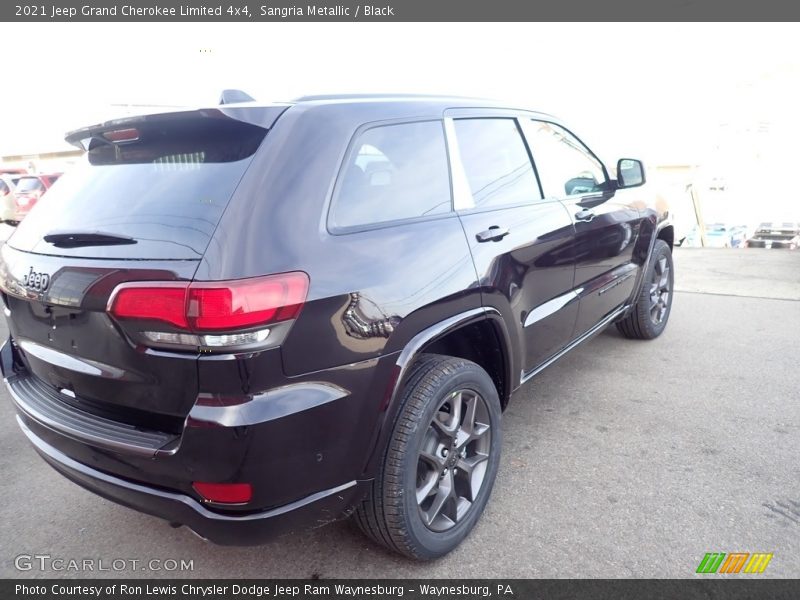 Sangria Metallic / Black 2021 Jeep Grand Cherokee Limited 4x4