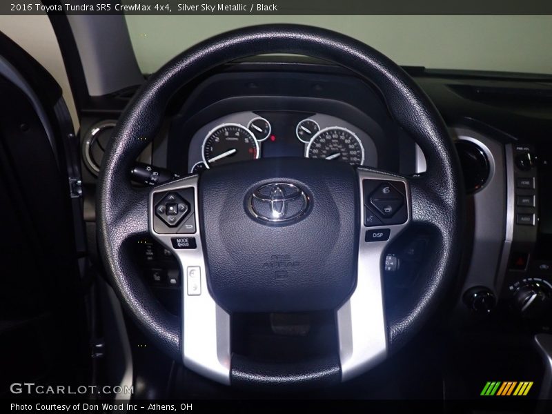 Silver Sky Metallic / Black 2016 Toyota Tundra SR5 CrewMax 4x4