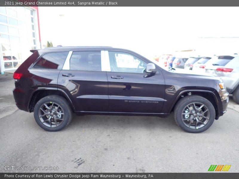 Sangria Metallic / Black 2021 Jeep Grand Cherokee Limited 4x4