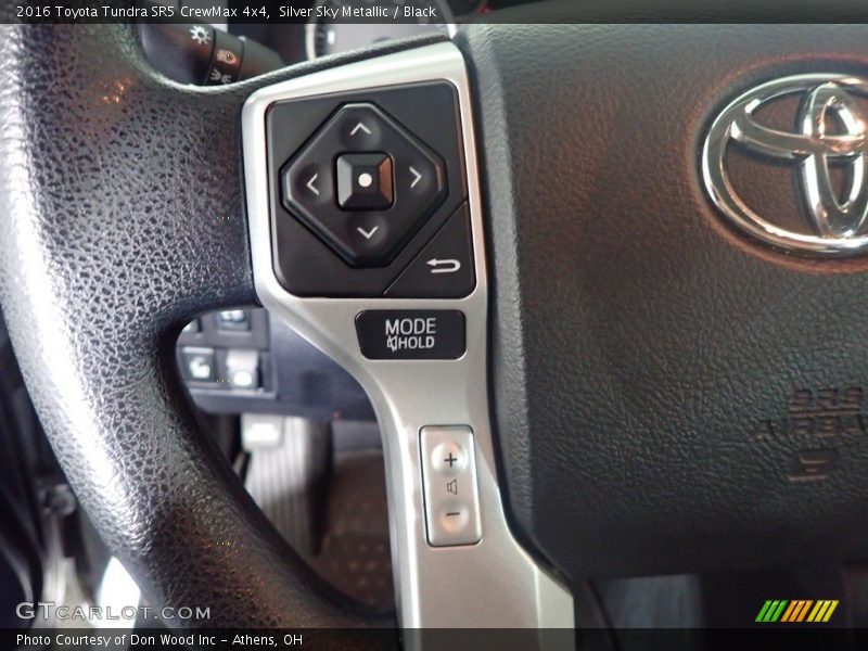 Silver Sky Metallic / Black 2016 Toyota Tundra SR5 CrewMax 4x4
