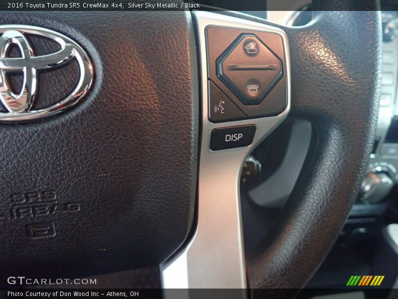 Silver Sky Metallic / Black 2016 Toyota Tundra SR5 CrewMax 4x4