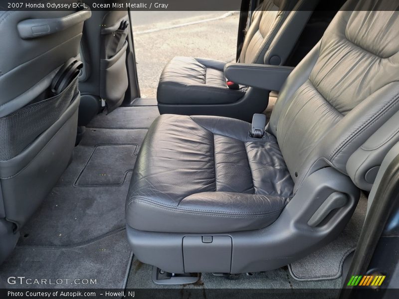 Ocean Mist Metallic / Gray 2007 Honda Odyssey EX-L