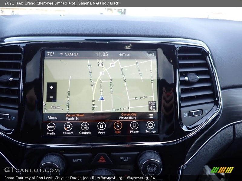 Sangria Metallic / Black 2021 Jeep Grand Cherokee Limited 4x4