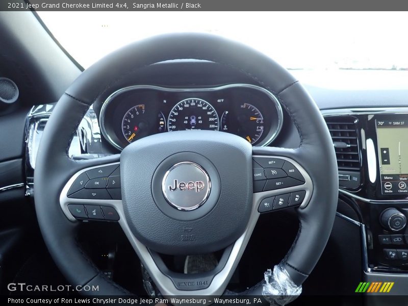 Sangria Metallic / Black 2021 Jeep Grand Cherokee Limited 4x4