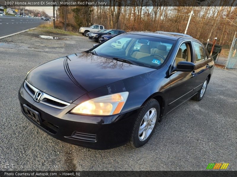 Moroccan Red Pearl / Ivory 2007 Honda Accord EX Sedan