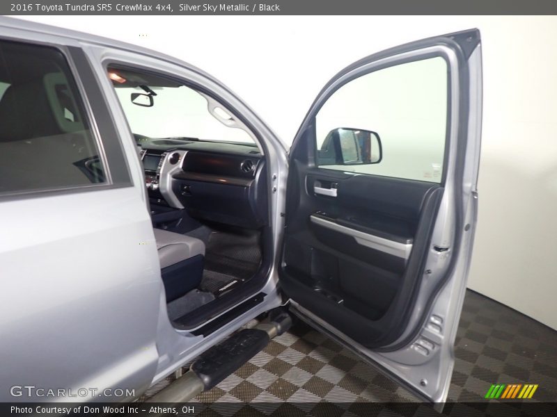 Silver Sky Metallic / Black 2016 Toyota Tundra SR5 CrewMax 4x4