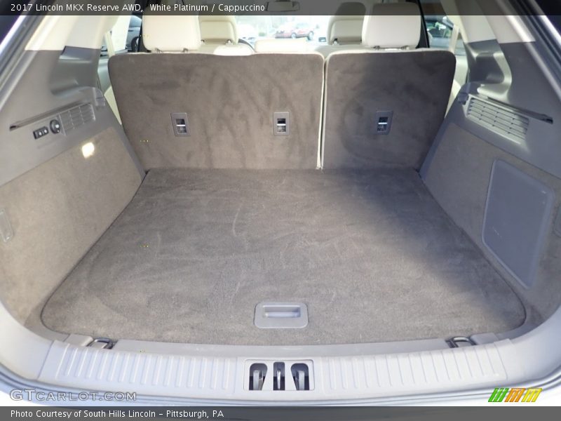 White Platinum / Cappuccino 2017 Lincoln MKX Reserve AWD