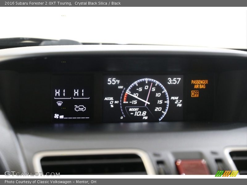 Controls of 2016 Forester 2.0XT Touring