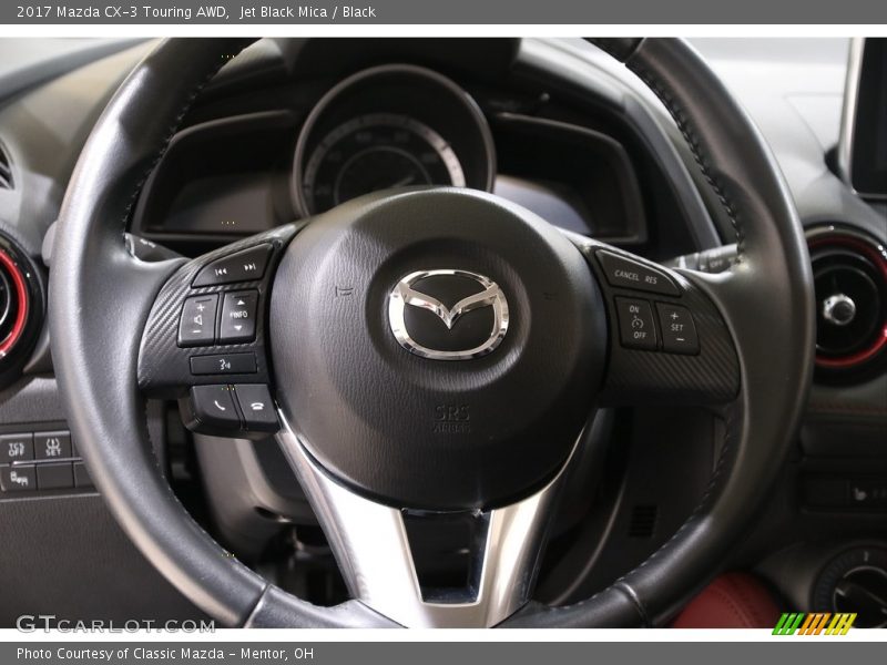 Jet Black Mica / Black 2017 Mazda CX-3 Touring AWD