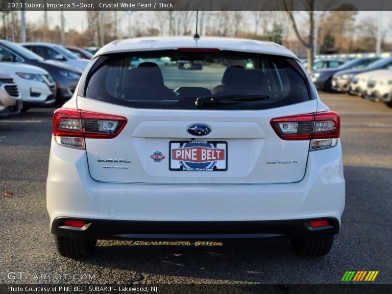 Crystal White Pearl / Black 2021 Subaru Impreza 5-Door
