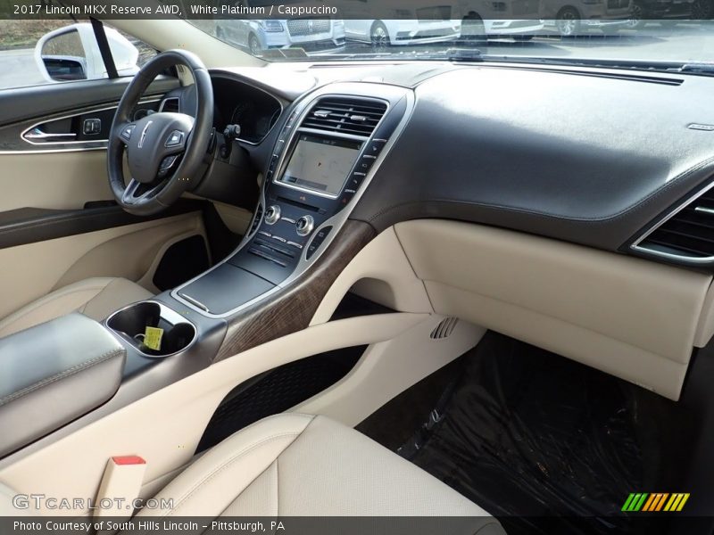 White Platinum / Cappuccino 2017 Lincoln MKX Reserve AWD