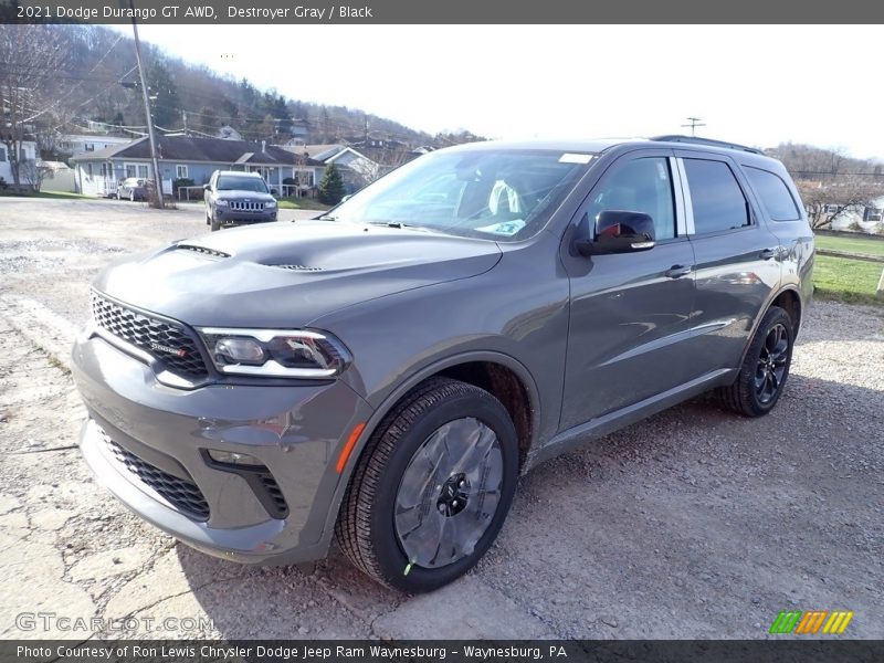 Destroyer Gray / Black 2021 Dodge Durango GT AWD