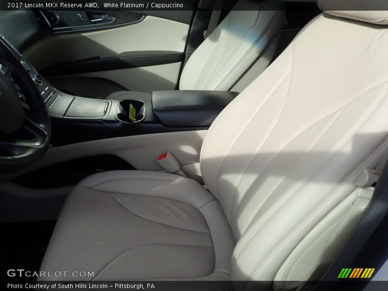White Platinum / Cappuccino 2017 Lincoln MKX Reserve AWD