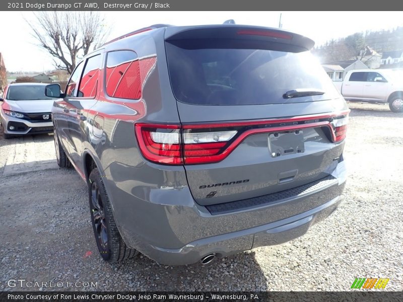 Destroyer Gray / Black 2021 Dodge Durango GT AWD