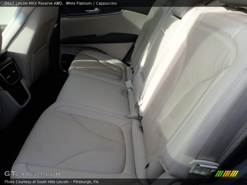 White Platinum / Cappuccino 2017 Lincoln MKX Reserve AWD