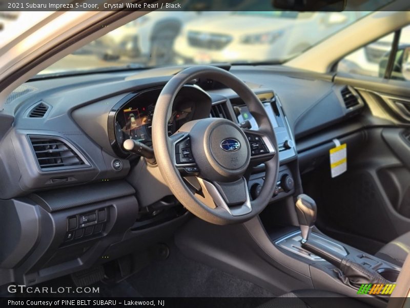Crystal White Pearl / Black 2021 Subaru Impreza 5-Door