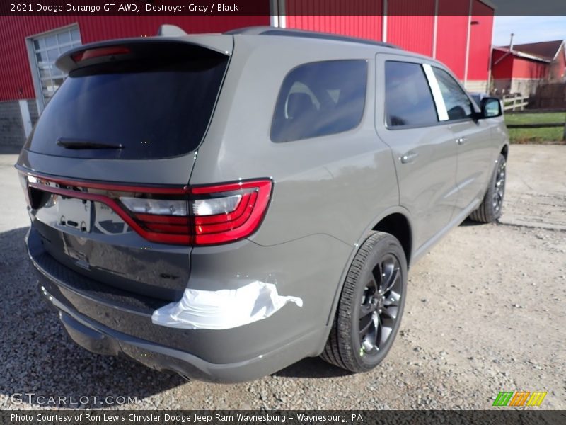 Destroyer Gray / Black 2021 Dodge Durango GT AWD