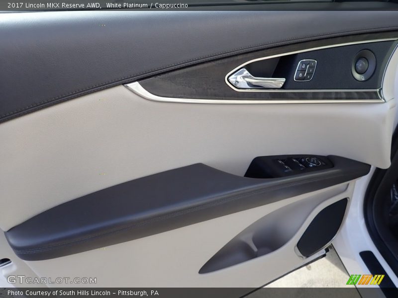 White Platinum / Cappuccino 2017 Lincoln MKX Reserve AWD