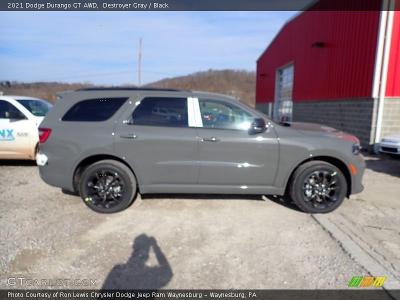 Destroyer Gray / Black 2021 Dodge Durango GT AWD