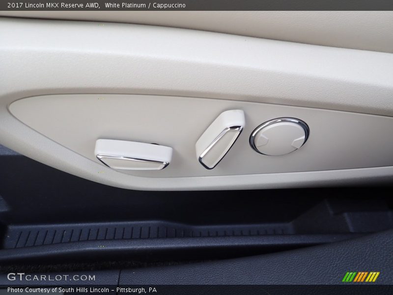 White Platinum / Cappuccino 2017 Lincoln MKX Reserve AWD