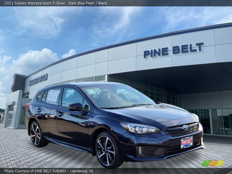 Dark Blue Pearl / Black 2021 Subaru Impreza Sport 5-Door