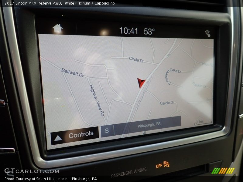 White Platinum / Cappuccino 2017 Lincoln MKX Reserve AWD
