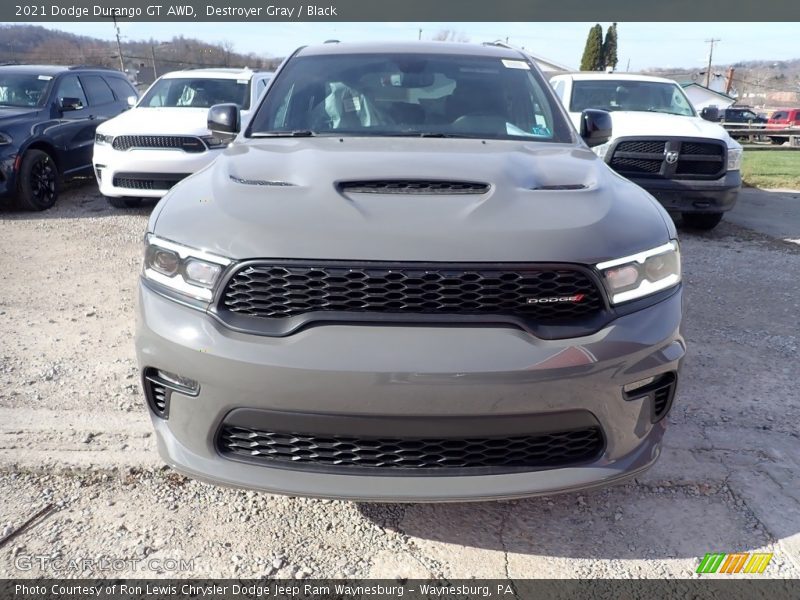 Destroyer Gray / Black 2021 Dodge Durango GT AWD