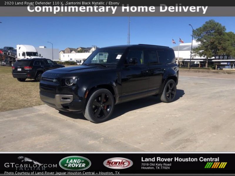 Santorini Black Metallic / Ebony 2020 Land Rover Defender 110 X