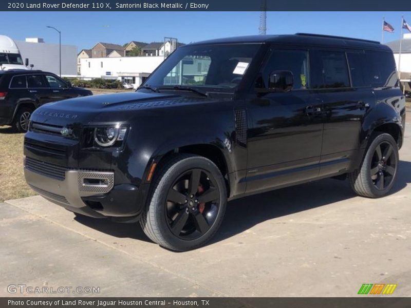 Santorini Black Metallic / Ebony 2020 Land Rover Defender 110 X