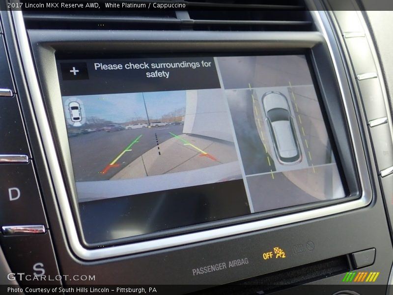 White Platinum / Cappuccino 2017 Lincoln MKX Reserve AWD