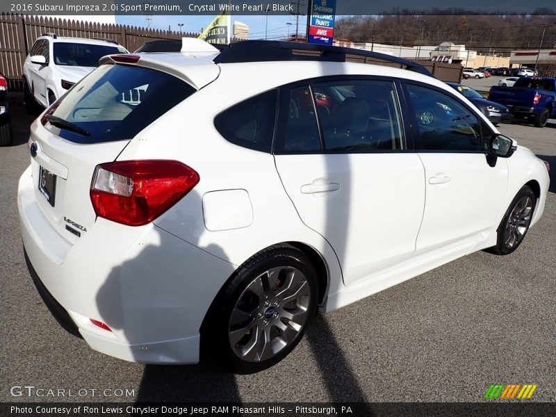 Crystal White Pearl / Black 2016 Subaru Impreza 2.0i Sport Premium