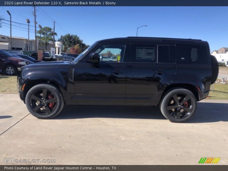 Santorini Black Metallic / Ebony 2020 Land Rover Defender 110 X