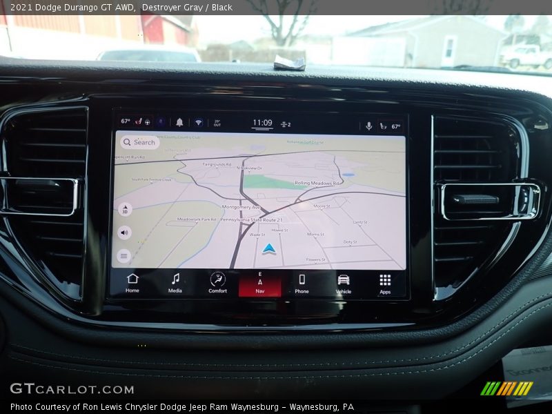 Destroyer Gray / Black 2021 Dodge Durango GT AWD