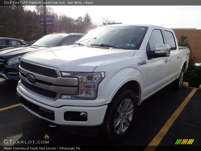 Star White / Black 2020 Ford F150 Platinum SuperCrew 4x4