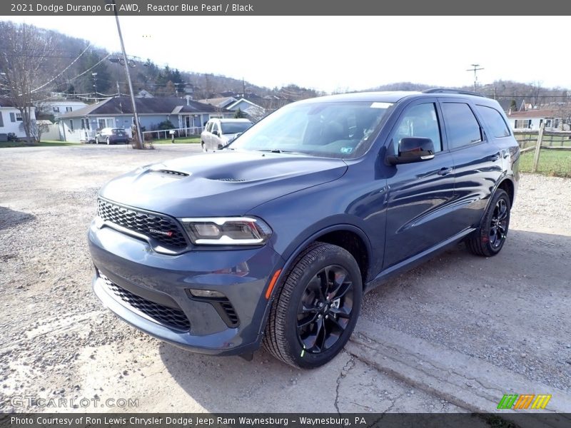 Reactor Blue Pearl / Black 2021 Dodge Durango GT AWD
