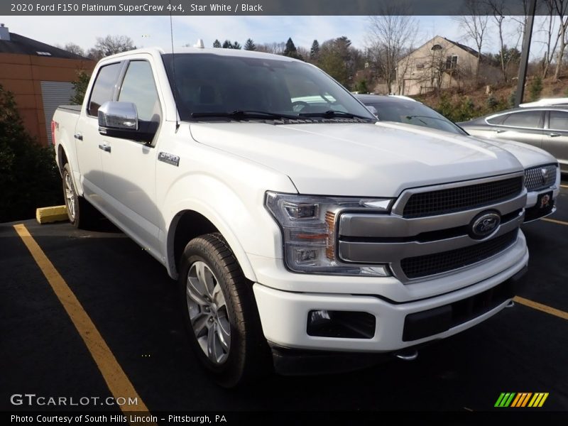 Star White / Black 2020 Ford F150 Platinum SuperCrew 4x4