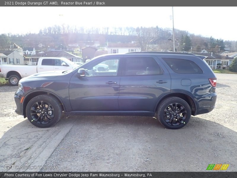 Reactor Blue Pearl / Black 2021 Dodge Durango GT AWD