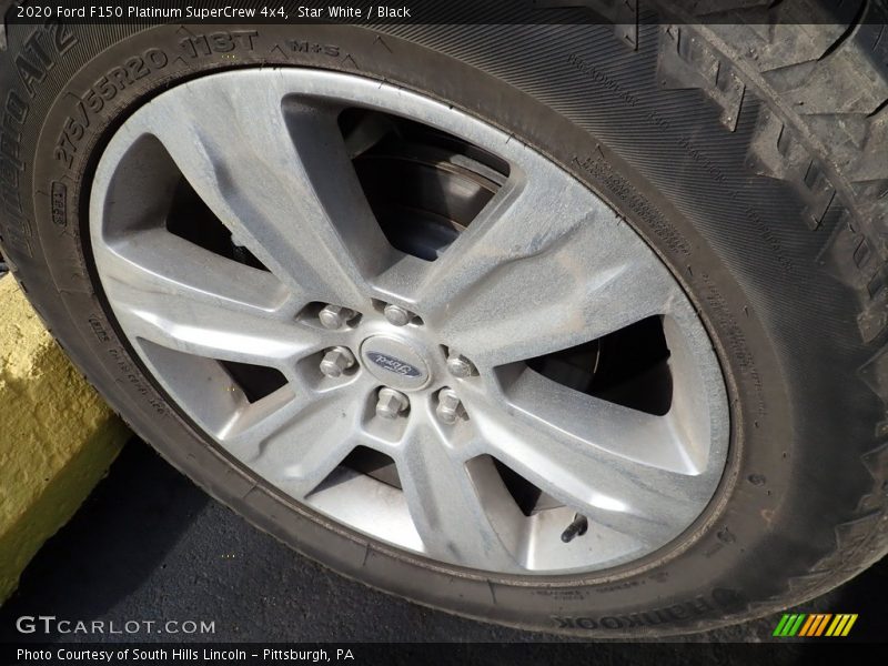 Star White / Black 2020 Ford F150 Platinum SuperCrew 4x4