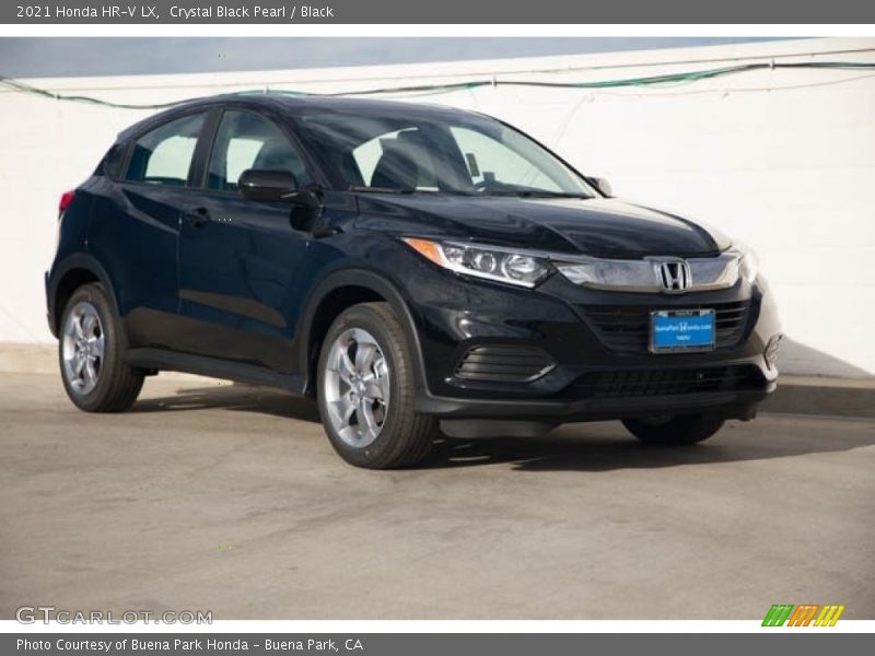 Crystal Black Pearl / Black 2021 Honda HR-V LX