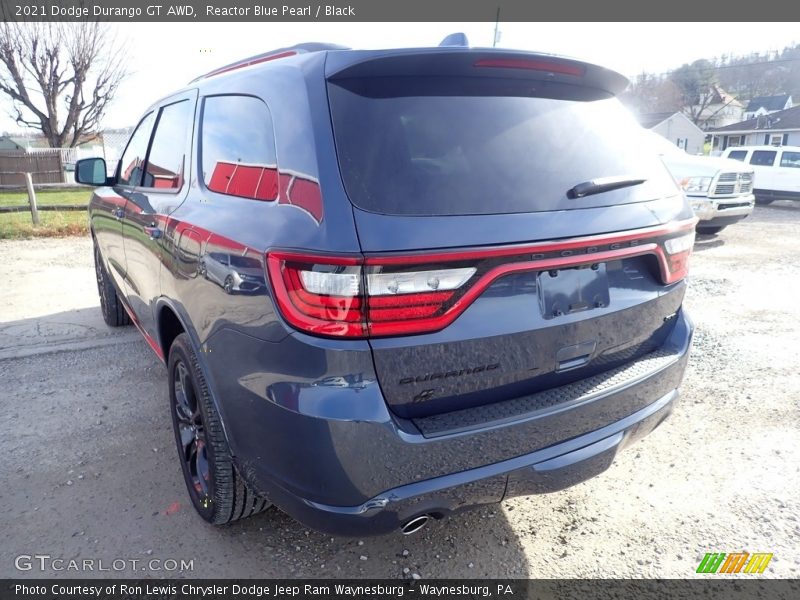 Reactor Blue Pearl / Black 2021 Dodge Durango GT AWD
