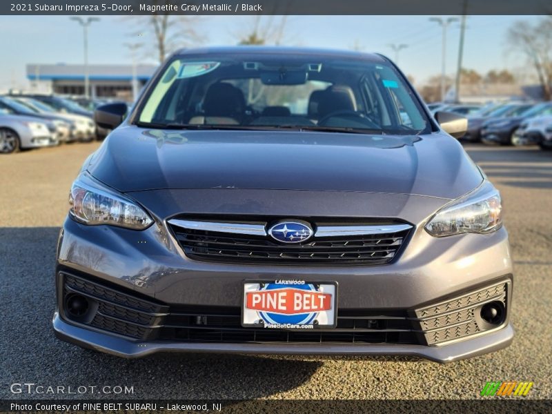 Magnetite Gray Metallic / Black 2021 Subaru Impreza 5-Door