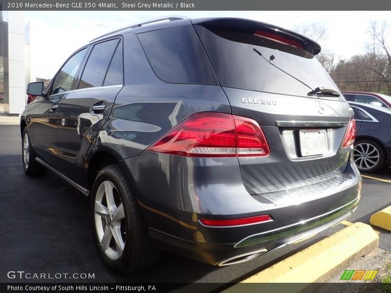 Steel Grey Metallic / Black 2016 Mercedes-Benz GLE 350 4Matic