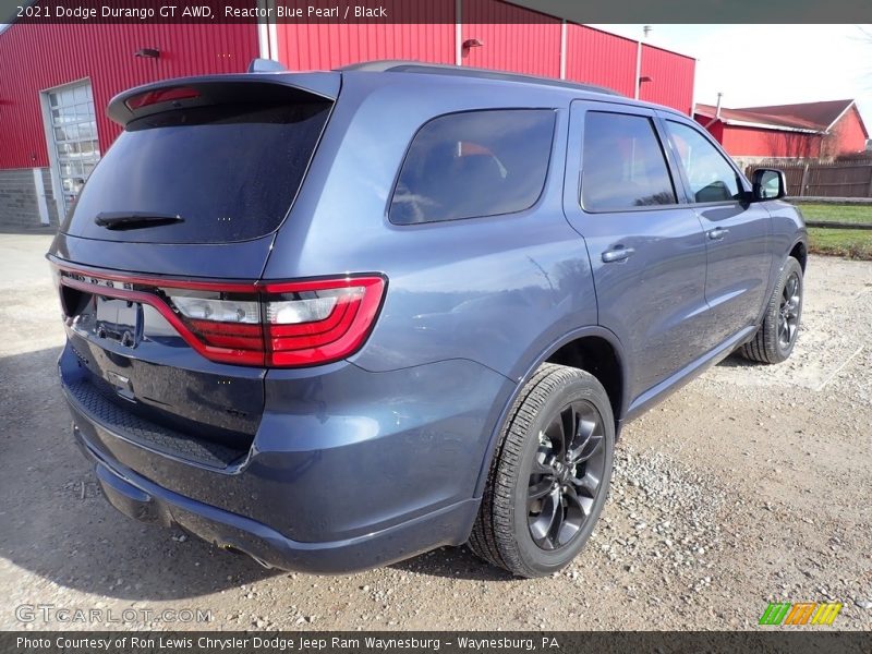 Reactor Blue Pearl / Black 2021 Dodge Durango GT AWD