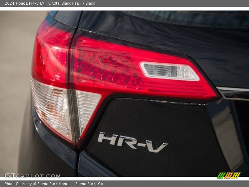 Crystal Black Pearl / Black 2021 Honda HR-V LX