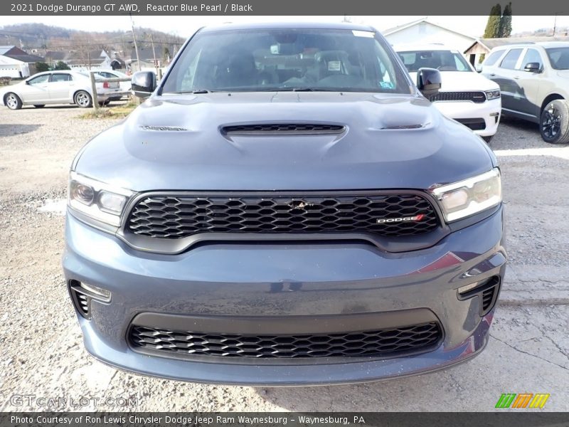Reactor Blue Pearl / Black 2021 Dodge Durango GT AWD